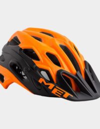 Met Lupo Orange Black/Matt, Cykelhjälm