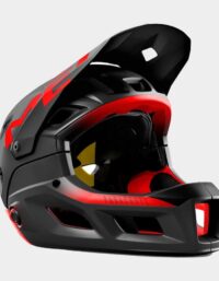 Met Parachute MCR MIPS Black Red/Matt Glossy, Cykelhjälm