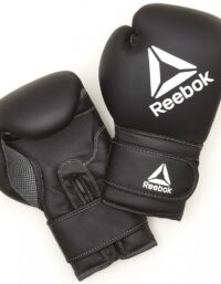 Reebok Retail 16 Oz Boxing Gloves - Black/White, Boxnings- & Thaihandskar