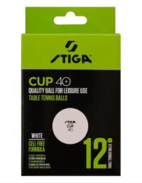 STIGA Pingis Ball Cup 40+ 12-pack, Bordtennisbollar