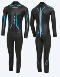 Watery våtdräkt för herr - Tackey Elite - Svart/Blå - Våtdräkt simning / Triathlon