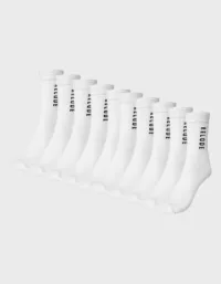 Relode Training Socks 10-pack - Vit - 43-46