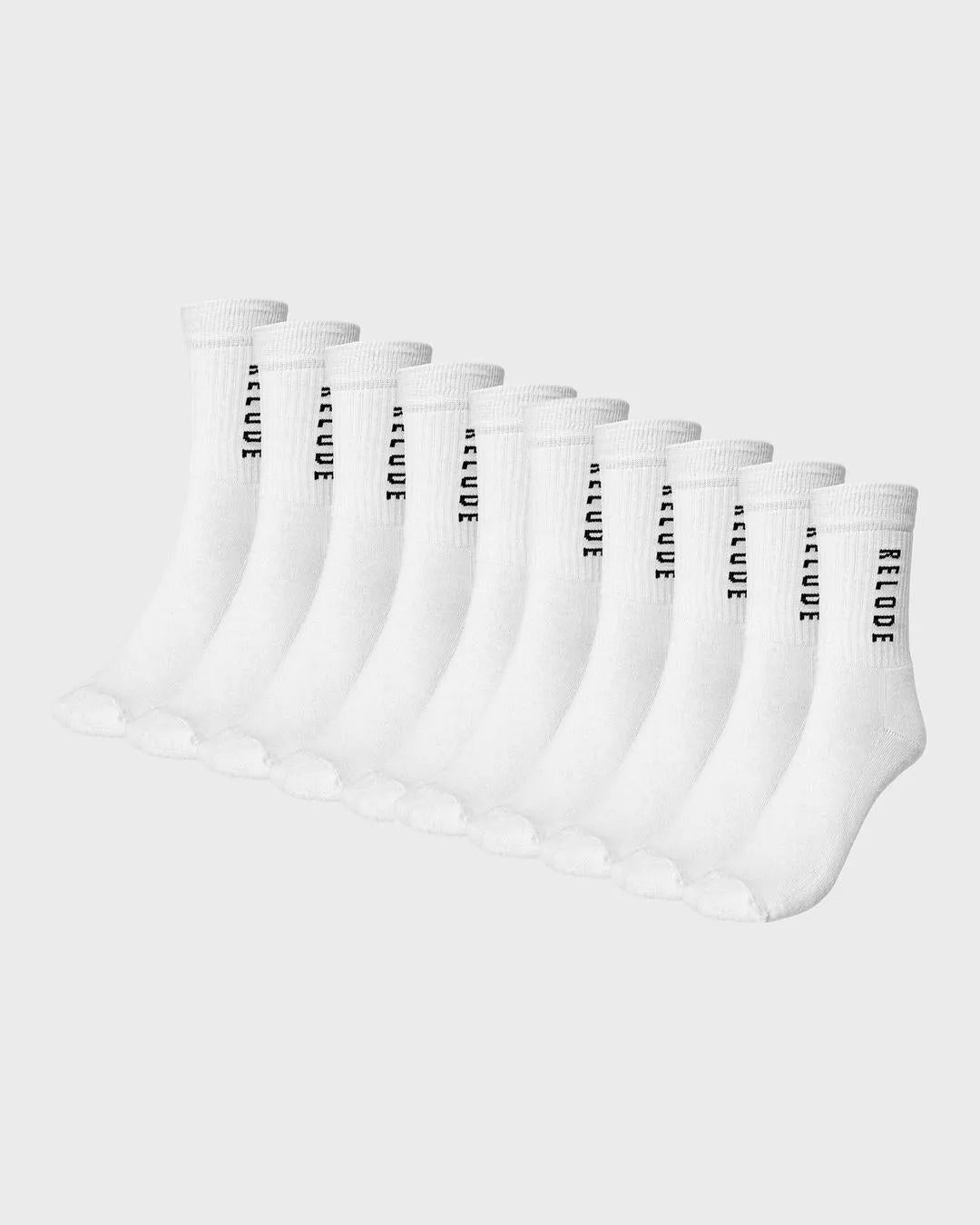 Relode Training Socks 10-pack - Vit - 35-38