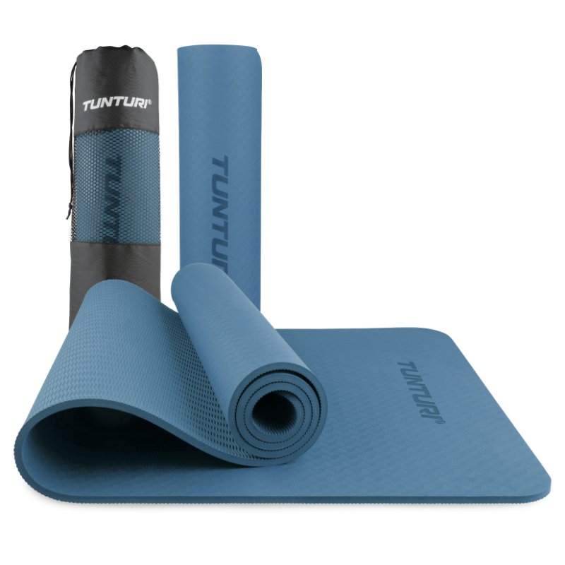 Tunturi Tunturi Yogamatta 8mm (183 x 61 cm) - Petrol Blue