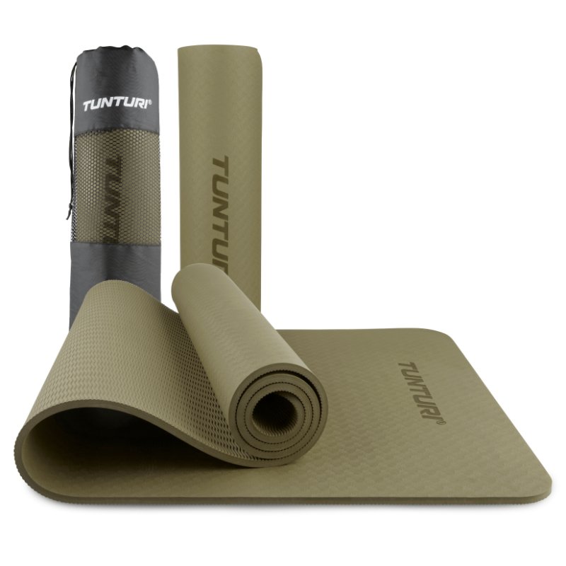 Tunturi Tunturi Yogamatta 8mm (183 x 61 cm) - Army Green