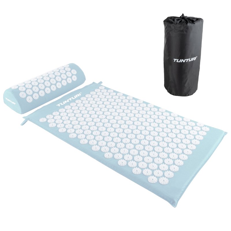 Tunturi Tunturi Acupressure Mat And Pillow (Light Blue)