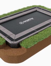 NORTH INGROUND TRAMPOLINE Rectangular / 300 x 180 cm / Trampoline Only