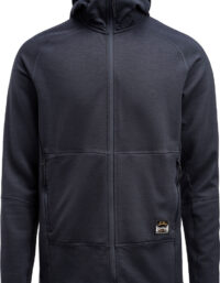 Lundhags Tived Merino Hoodie M Herr Blå M | Mellanlager Tröja