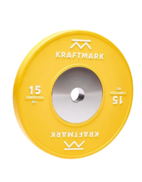 Kraftmark Kraftmark Internationell Viktskiva 50 mm Competition Bumpers - 15kg