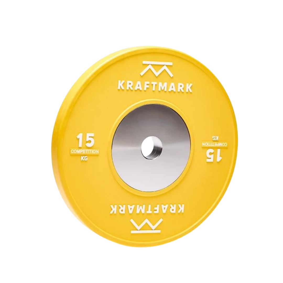 Kraftmark Kraftmark Internationell Viktskiva 50 mm Competition Bumpers - 15kg