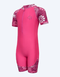 Watery UV-dräkt för barn - Athena Kortärmad Rashguard - Rosa - UV kläder barn