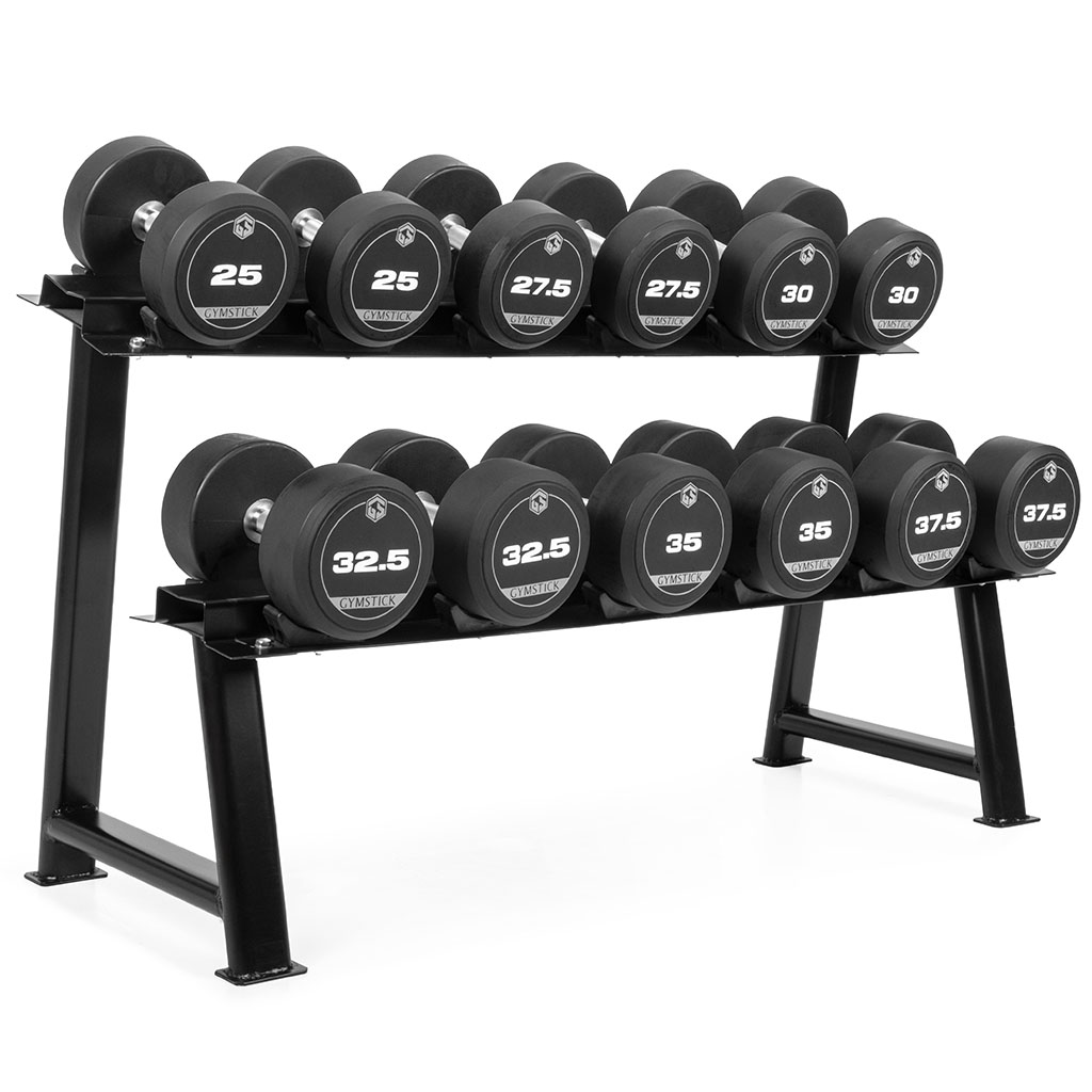Gymstick Gymstick PRO TPU Hantelset 25-37,5kg + ställning