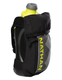 Nathan Nathan Quick Squeeze vattenflaska Black/Finish Lime 355 ml