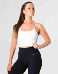 Relode Core Crop Top - Vit - L