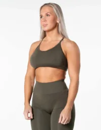 Relode Prime Seamless Top  - Khakigrön - XL
