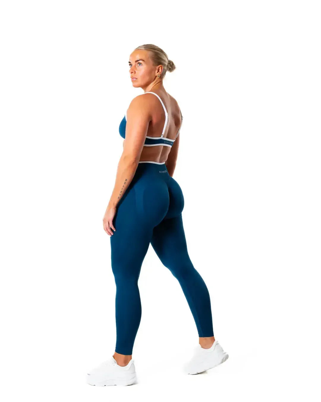 Relode Hybrid Contrast Tights - Blue - XXS / Regular