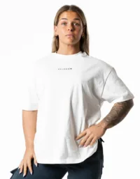 Relode Hybrid Oversized T-shirt - Vit - XL