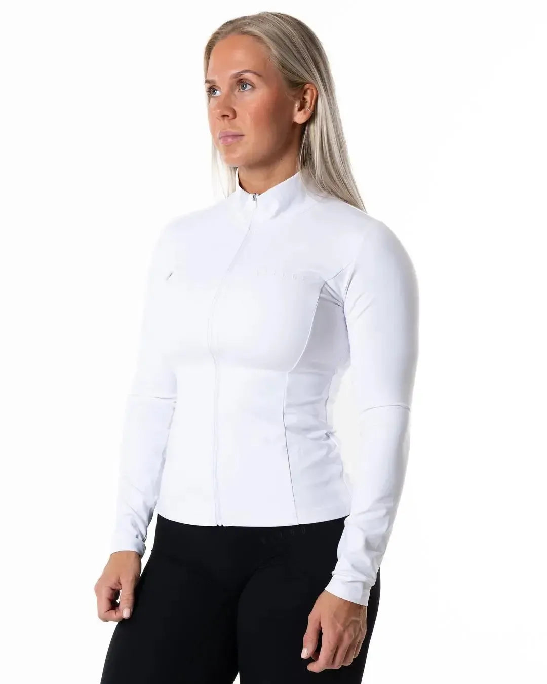 Relode Clean Zip Longsleeve - Vit - XXL