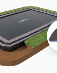 NORTH INGROUND TRAMPOLINE Rectangular / 520 x 360 cm / Trampoline + Cover Bundle