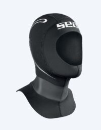 SEAC dykarhätta i neopren - Tekno - Svart