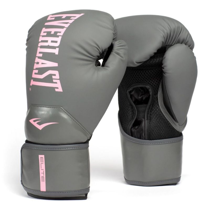 Everlast Everlast Elite 2 Boxningshandskar (grå/pink) - 14oz