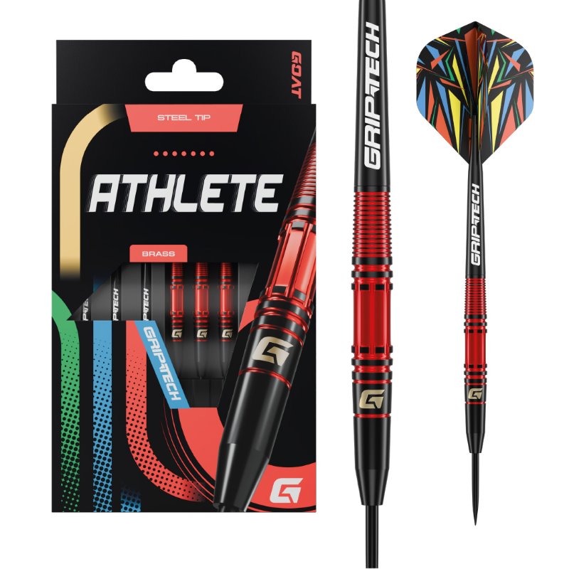 GOAT Goat Athlete brass 11g Dartpilar Röd