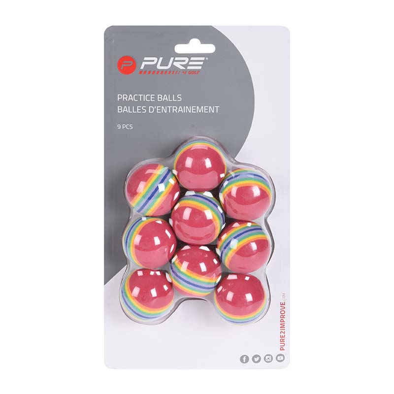 Pure Pure Golf Träningbollar Foam 9 st