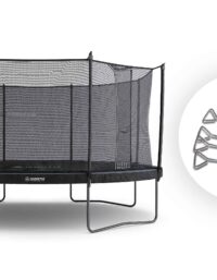 North Pioneer Trampoline Oval / 3.5 m x 2.5 m / Trampoline + Anchor Bundle
