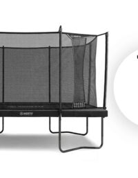 North Pioneer Trampoline Rectangular / 3.7 m x 2.5 m / Trampoline + Ladder Bundle