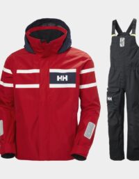 Seglarställ Helly Hansen Salt Inshore + Pier 3.0 Coastal, Red + Ebony, herr, XX-Large