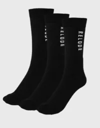 Relode Training Socks 3-pack - Svart - 43-46