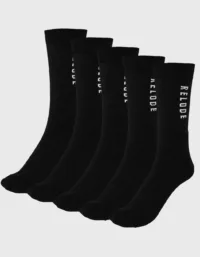 Relode Training Socks 5-pack - Svart - 43-46