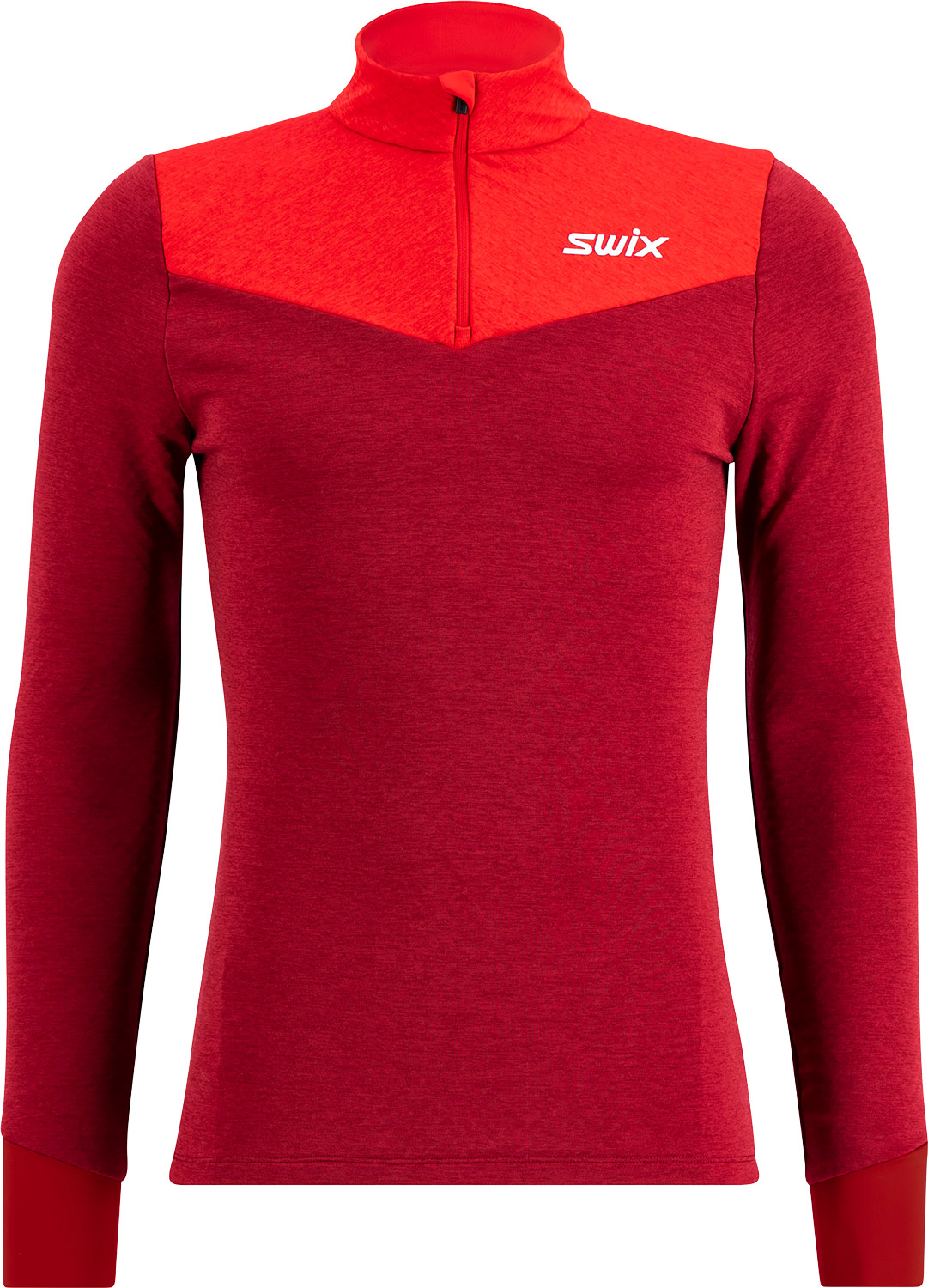 Swix Nordic Midlayer M Herr Mörkröd S | Mellanlager Tröja