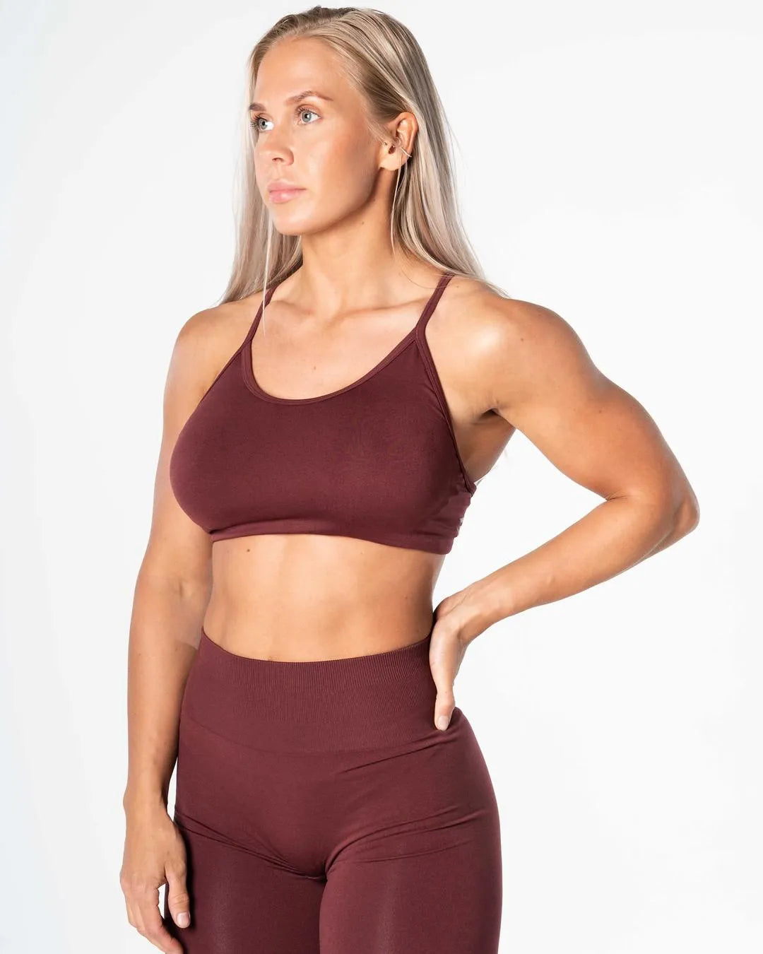 Relode Prime Seamless Top - Burgundy