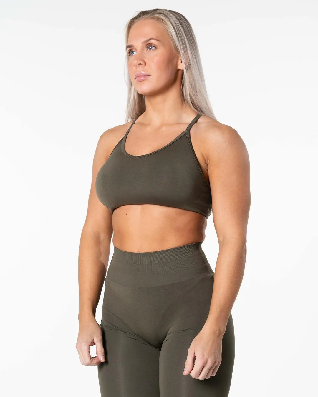 Relode Prime Seamless Top - Khakigrön