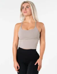 Relode Core Singlet Top - Beige