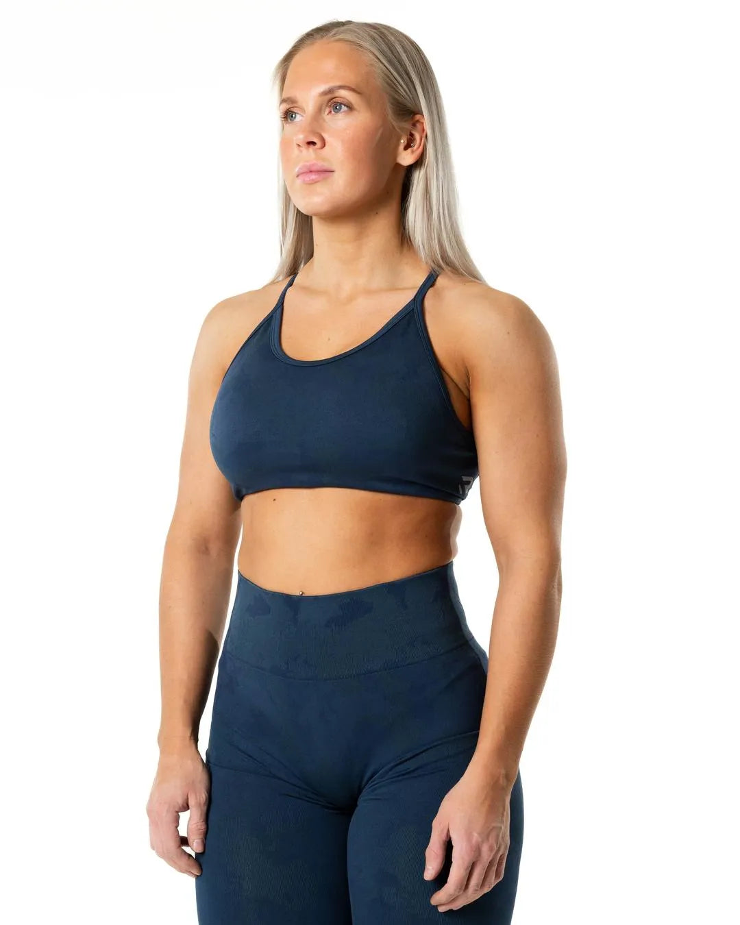 Relode Prime Seamless Camo Top - Blå