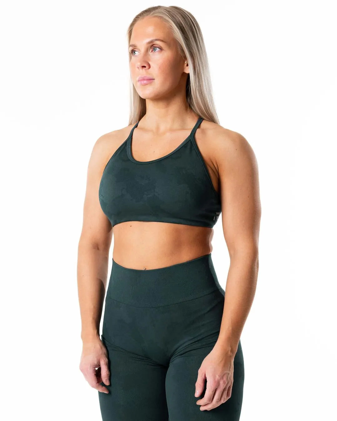 Relode Prime Seamless Camo Top - Teal