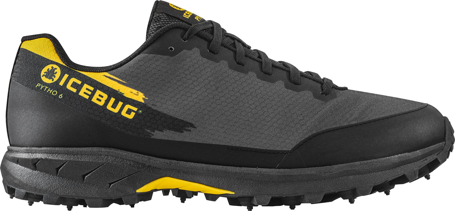 Icebug Pytho6 BUGrip M-Svart-US 11,5 Herr Svart US 11,5 | Trailskor
