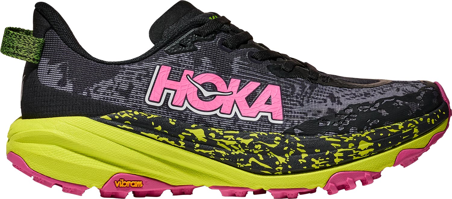 Hoka Speedgoat 6 W Dam Svart USL 8 | Trailskor