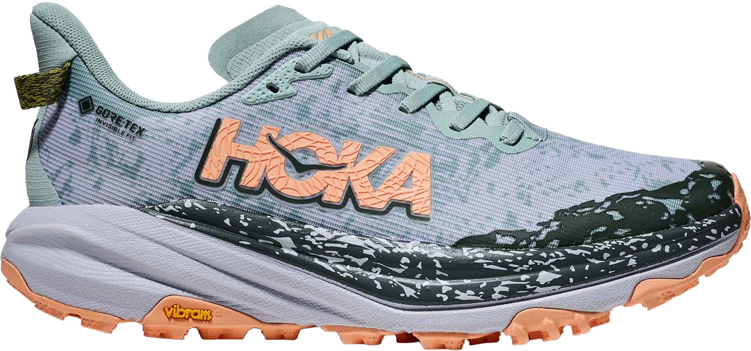 Hoka Speedgoat 6 GTX W Dam Grå USL 7 | Trailskor