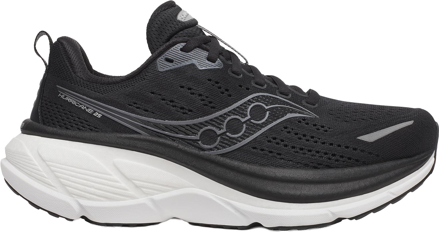 Saucony Hurricane 25 Wide W-Svart-USL 6 Dam Svart USL 6 | Löparskor