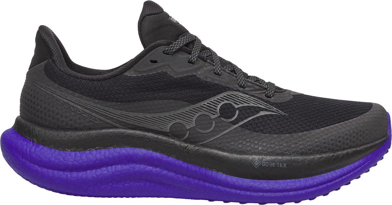 Saucony Triumph 23 GTX M-Svart-US 11,5 Herr Svart US 11,5 | Löparskor