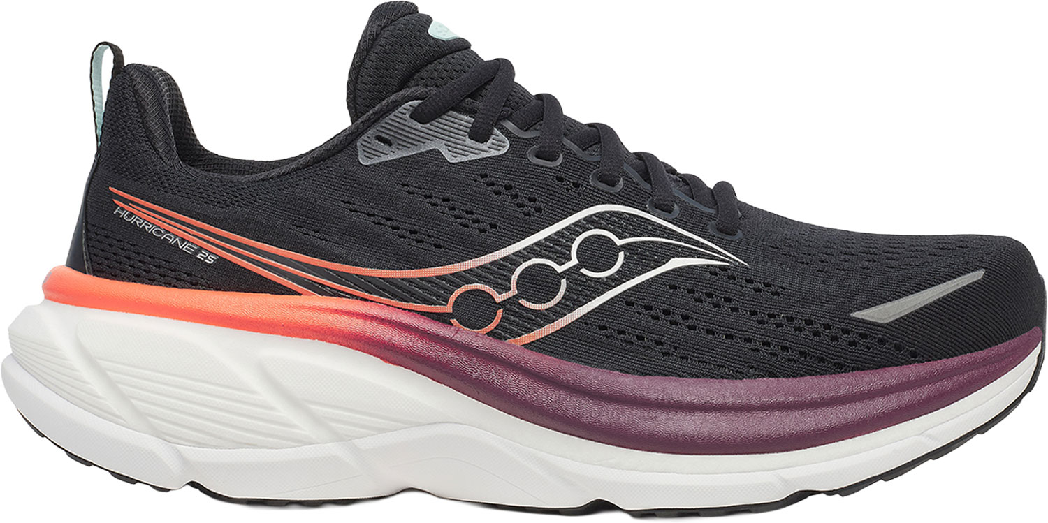 Saucony Hurricane 25 M-Svart-US 12 Herr Svart US 12 | Löparskor