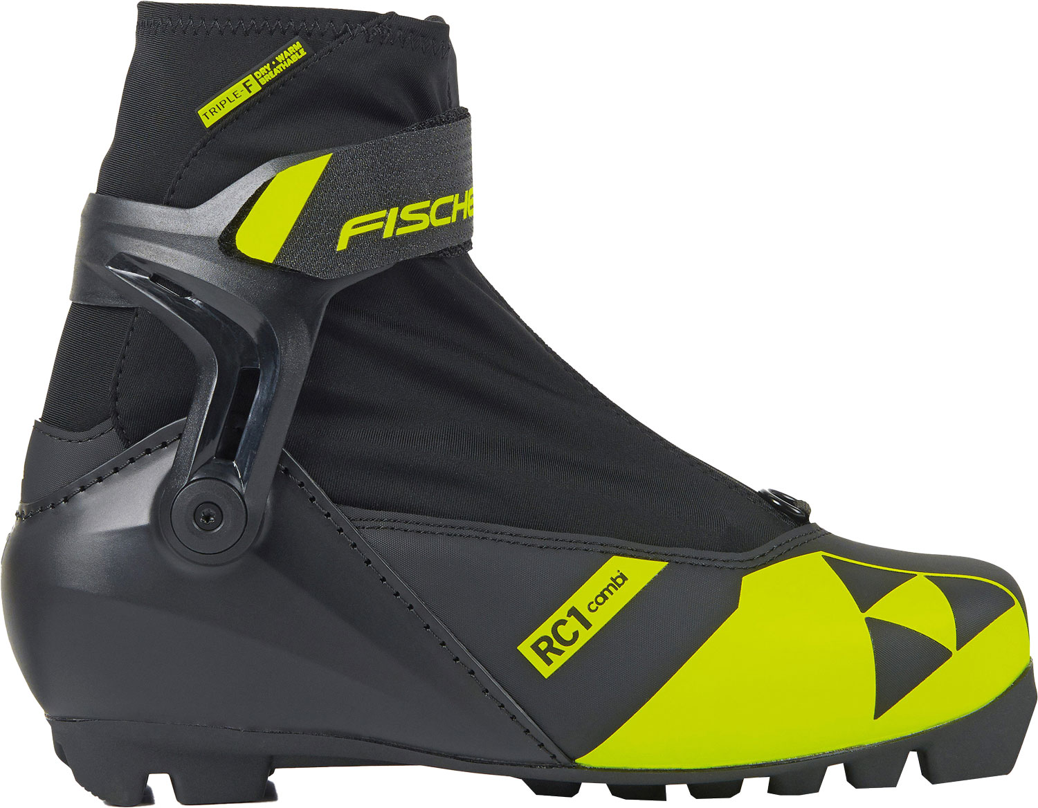 Fischer RC1 Combi Junior Junior Svart EU 36 | Längdpjäxor