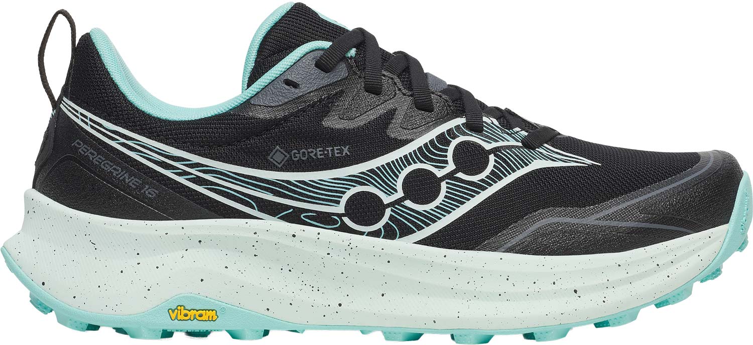 Saucony Peregrine 16 GTX W-Svart-USL 9 Dam Svart USL 9 | Trailskor