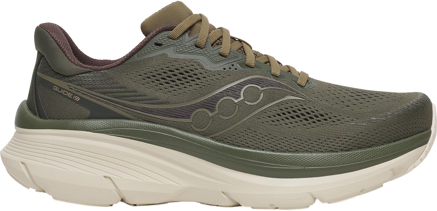 Saucony Guide 19 M Herr Mörkgrön US 11 | Löparskor