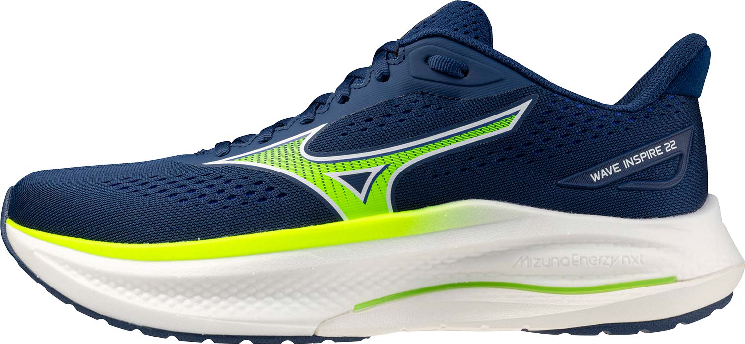 Mizuno Wave Inspire 22 M Herr Blå UK 10 | Löparskor