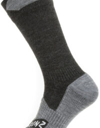 SealSkinz All Weather Mid Sock-Svart-36/38 Svart 36/38 | Våtsockor