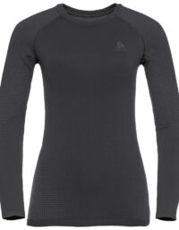 Odlo Performance Warm Eco L/S W-Svart-XL Dam Svart XL | Underställ Tröja